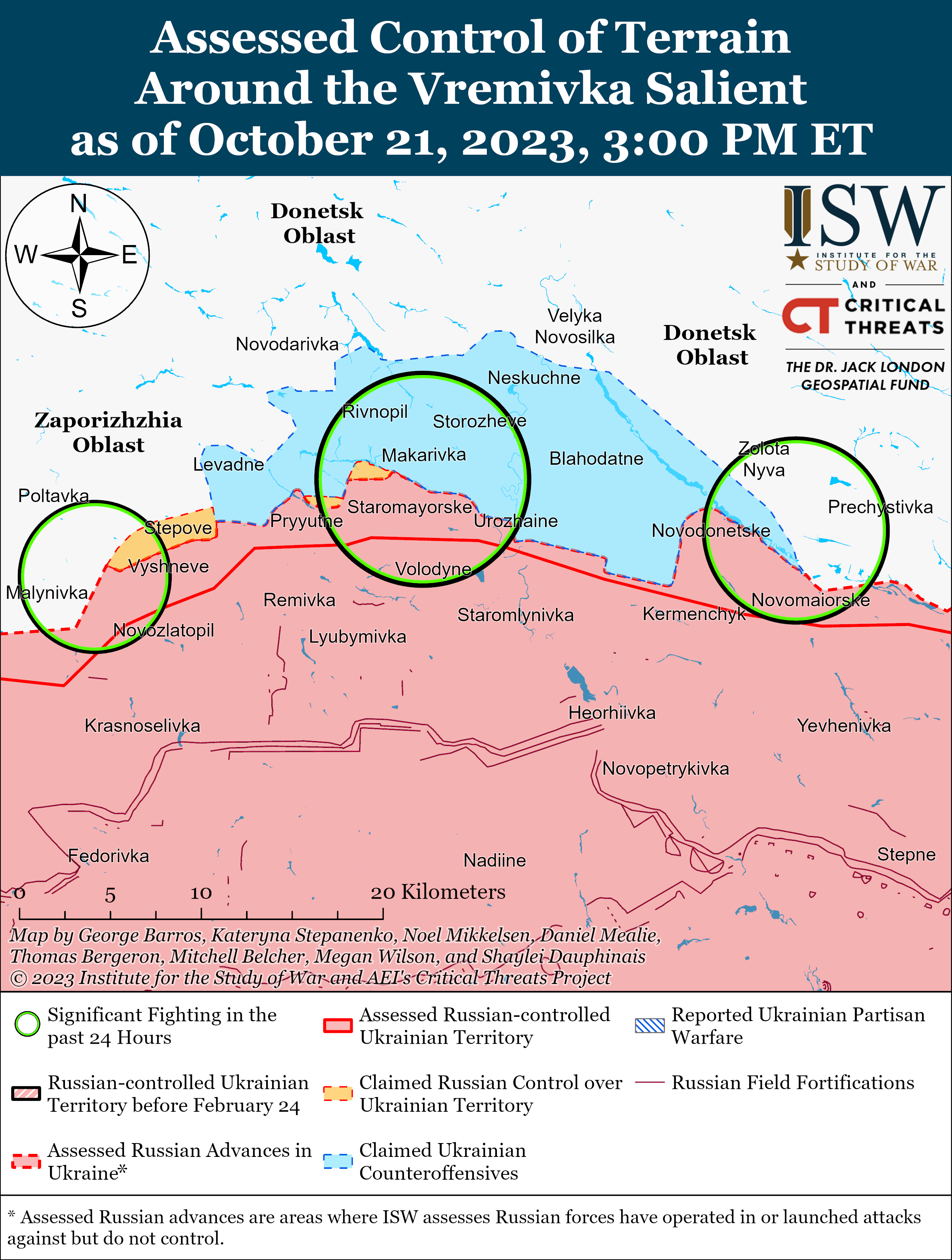 ВСУ выбили россиян из западной окраины Роботино: карты боев ISW